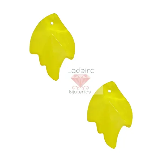 Asa De Anjo 38X27Mm Em Acrilico Com 500Gr 022 - Amarelo 22