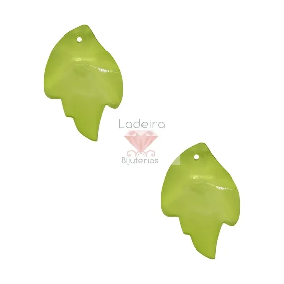 Asa De Anjo 38X27Mm Em Acrilico Com 500Gr 035 - Verde Claro