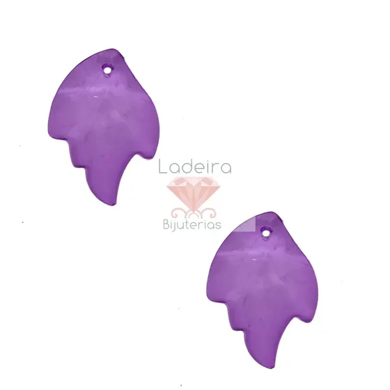Asa De Anjo 38X27Mm Em Acrilico Com 500Gr 050 - Roxo Claro 050