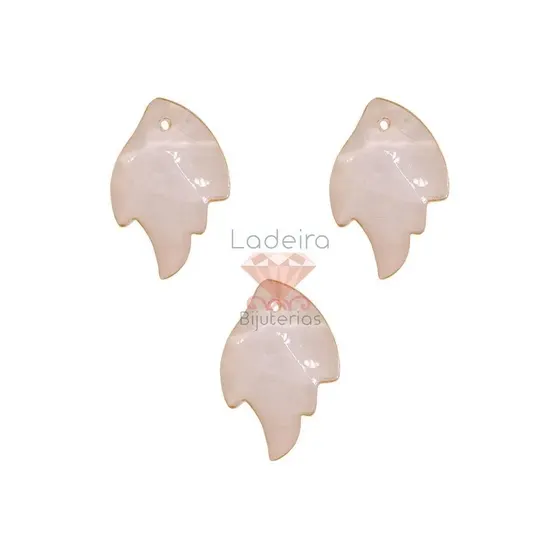Asa De Anjo 38X27Mm Em Acrilico Com 500Gr 0610 - Bege 0610