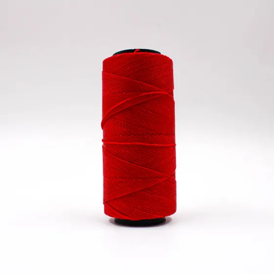 Linha Encerada Settanyl Em Poliester Com 100G 00025 - Vermelho Escuro 00025