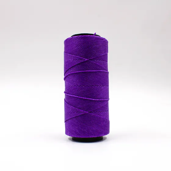 Linha Encerada Settanyl Em Poliester Com 100G 0369 - Roxo Esc 0369