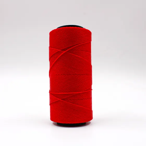 Linha Encerada Settanyl Em Poliester Com 100G 0677 - Vermelho