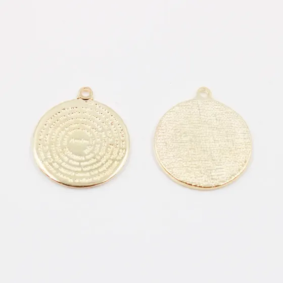 Pingente Medalha Pai Nosso Espiral 36Mm Em Zamac Com 100Gr