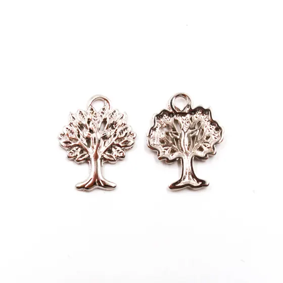 Pingente Arvore Da Vida 20X17Mm Em Zamac Com 100Gr