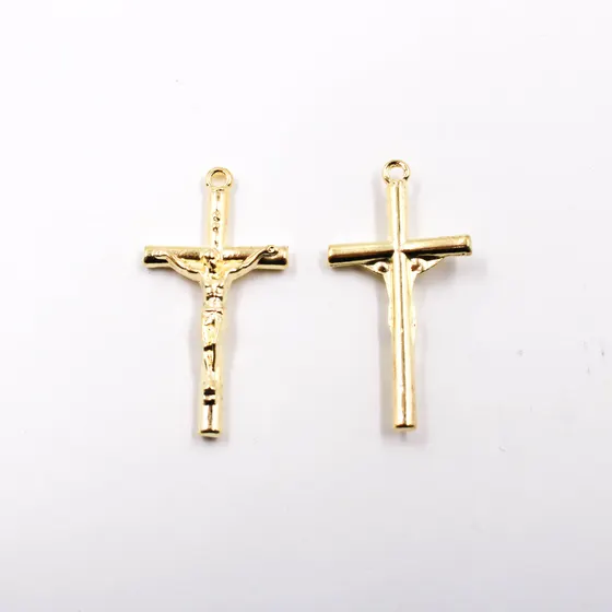 Pingente Cruz 41X22Mm Em Zamac Com 100Gr