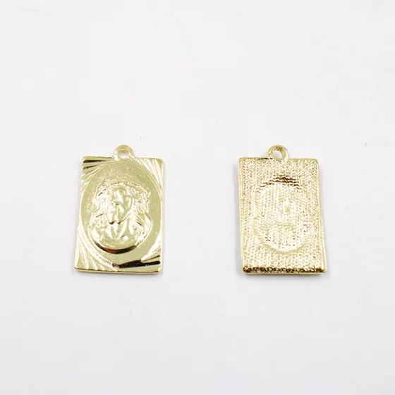 Pingente Jesus Cristo 27X16Mm Em Zamac Com 100Gr