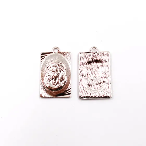 Pingente Jesus Cristo 27X16Mm Em Zamac Com 100Gr