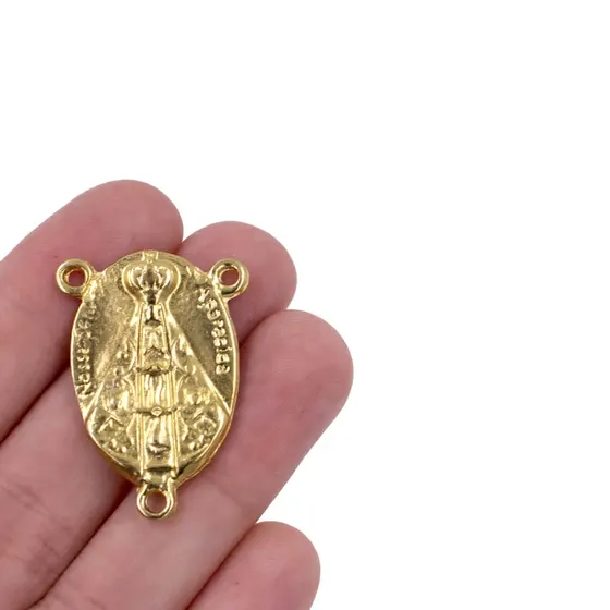 Entremeio Nossa Senhora 33X24Mm Em Zamac Com 100Gr