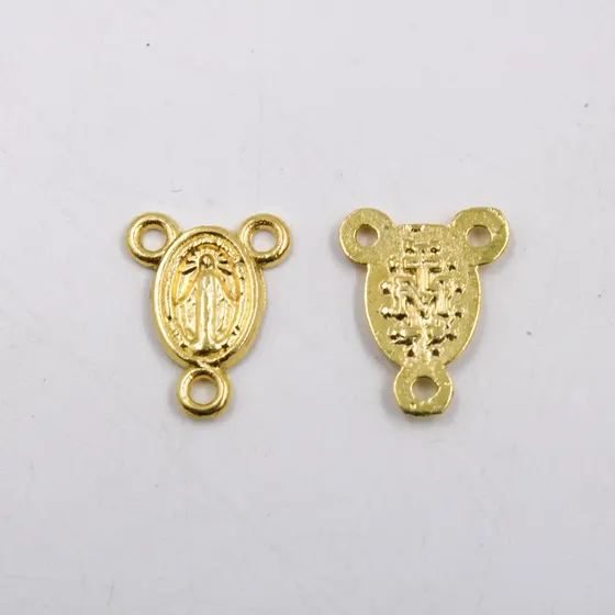 Entremeio Nossa Senhora De Fatima 15X12Mm Em Zamac Com 100Gr