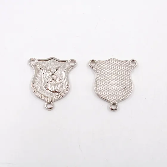 Entremeio Sao Miguel Arganjo 30Mm Em Zamac Com 100G - Niquel
