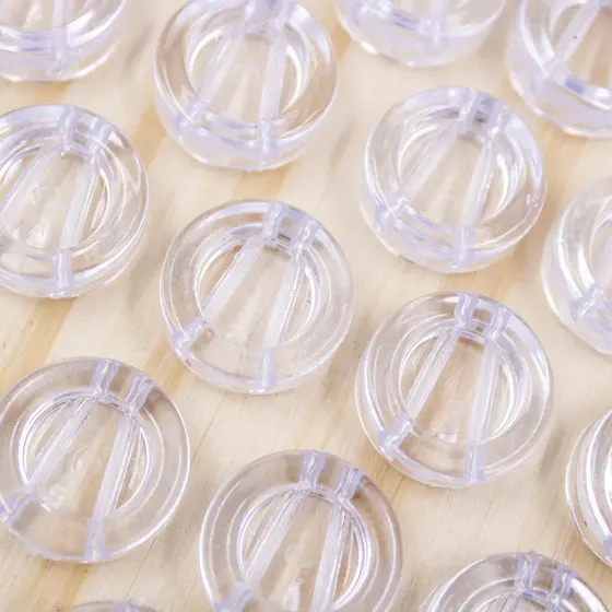 Entremeio Santo Para Terco Passante 5X18Mm Em Plastico Com 50Og - Cristal Transparente