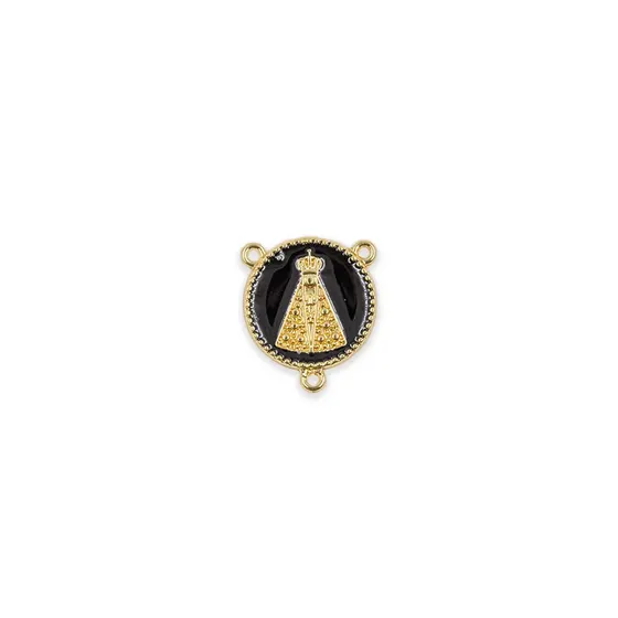 Medalha Nossa Senhora Resinado 30Mm Em Zamac Com 10 Pecas