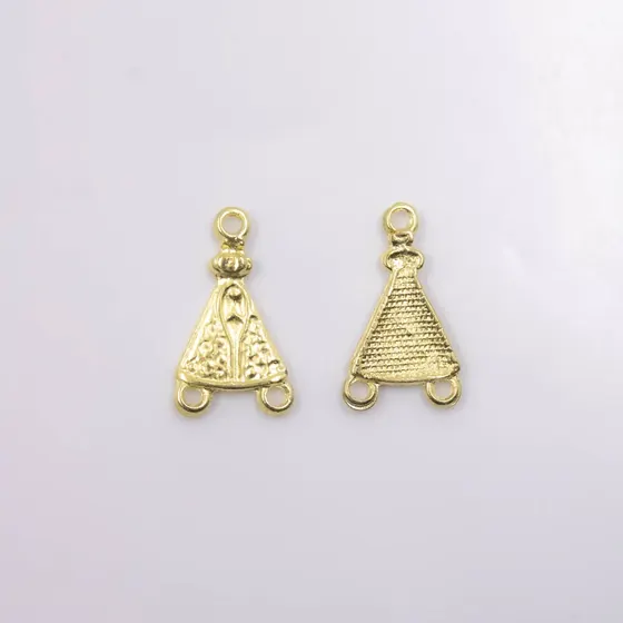 Entremeio Nossa Senhora 25X15Mm Em Zamac Com 24 Pecas - Dourado