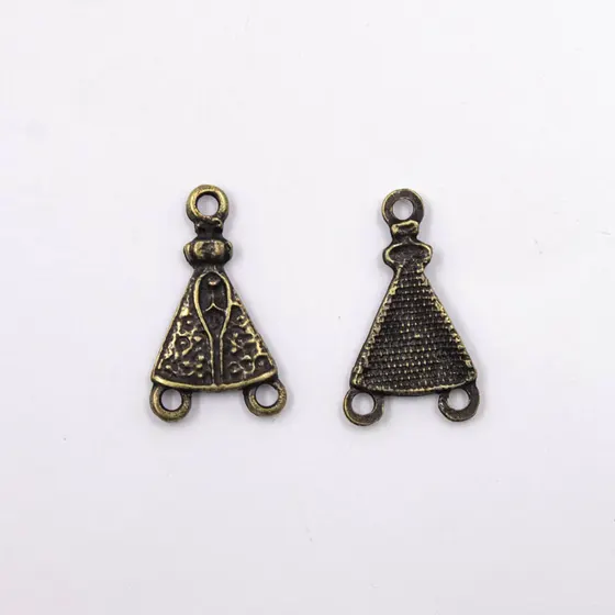 Pingente Nossa Senhora 25X15Mm Em Zamac Com 24 Pecas - Ouro Velho