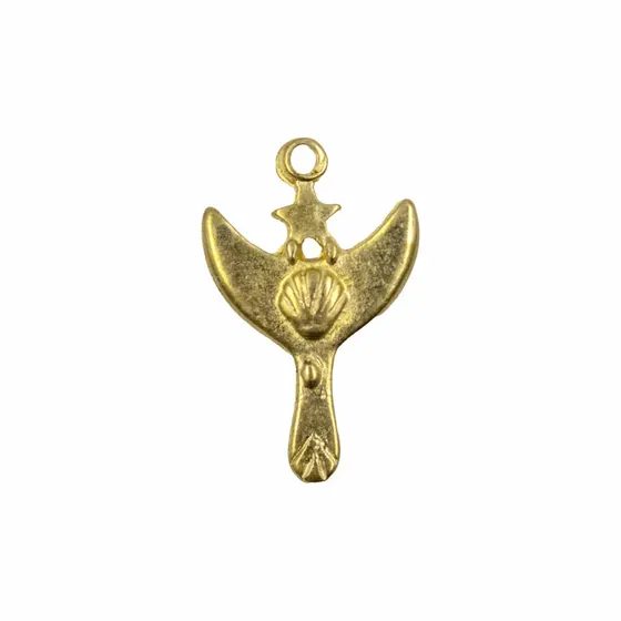 Pingente Abebe Iemanja 28X18Mm Em Zamac Com 24 Pecas - Dourado