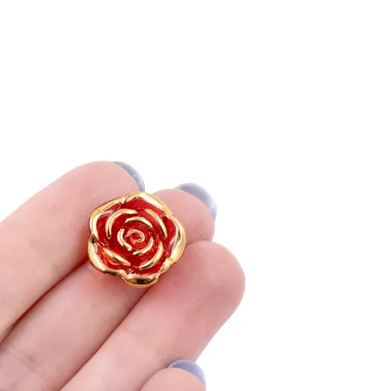 Entremeio Rosa Translucida 18Mm Em Abs Com 500G