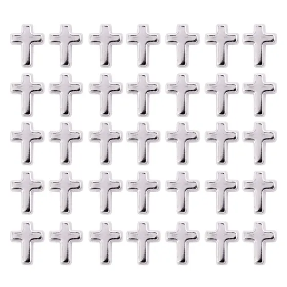 Cruz Passante 12X15Mm Em Abs Com 500G- Niquel