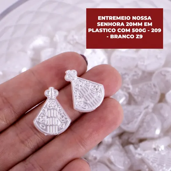 Entremeio Nossa Senhora 20Mm Em Plastico Com 500G