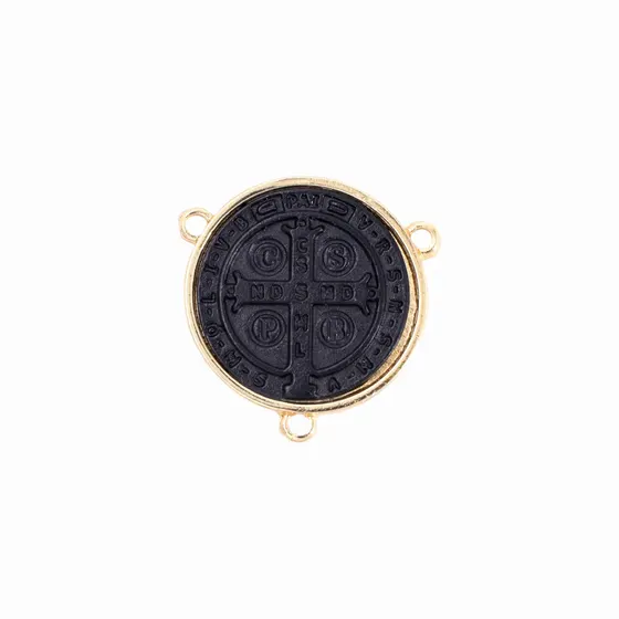 Entremeio Cataforetico Sao Bento Com Borda Em Zamac Com 07 Pecas - 225 Preto