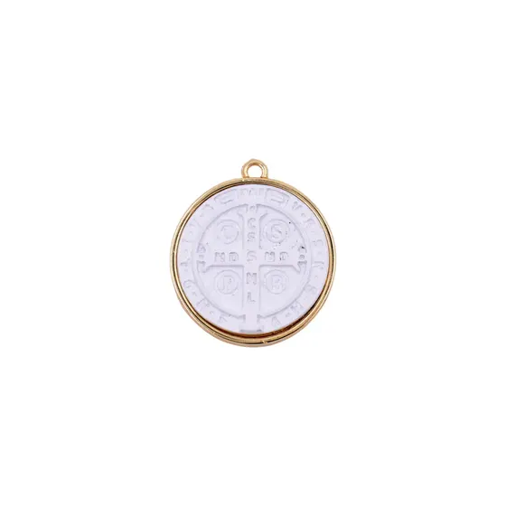 Pingente Cataforetico Sao Bento 30Mm Em Zamac Com 05 Pecas
