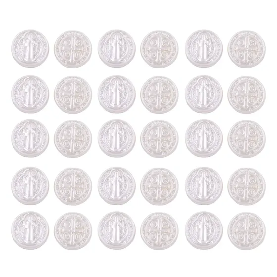 Entremeio Passante Sao Bento 12Mm Em Plastico Com 500G - Perola