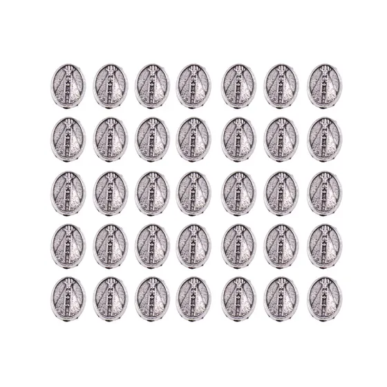 Entremeio Medalha N. Sra Aparecida 08X10Mm Em Zamac Com 250G