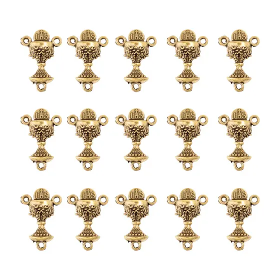 Entremeio Calice Eucaristia 15X22Mm Em Zamac Com 250G
