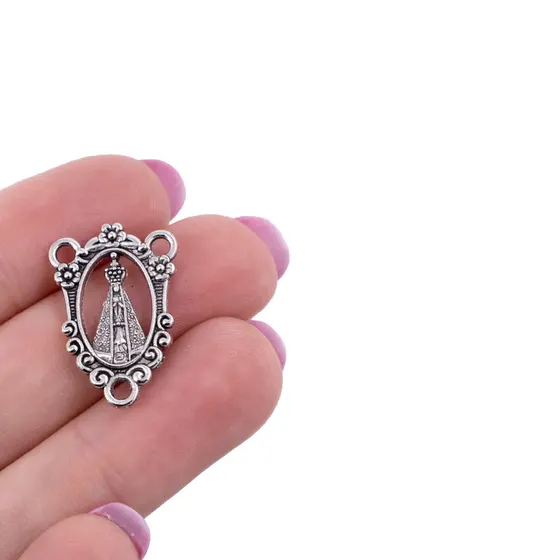 Entremeio N. Sra Aparecida 15X23Mm Em Zamac Com 250G