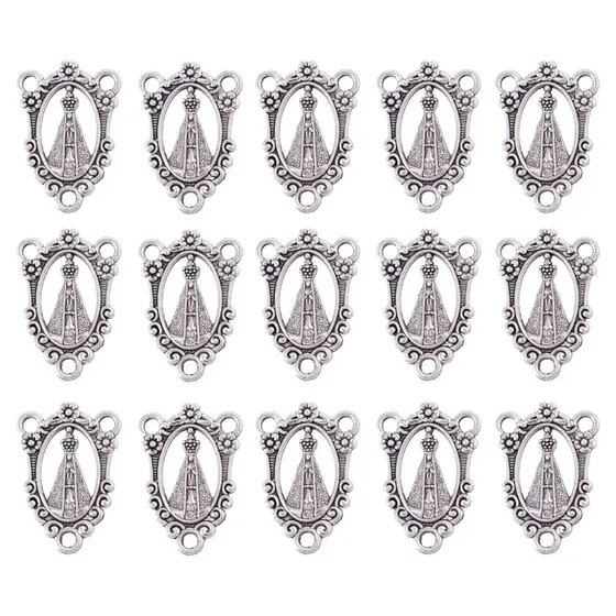 Entremeio N. Sra Aparecida 15X23Mm Em Zamac Com 250G