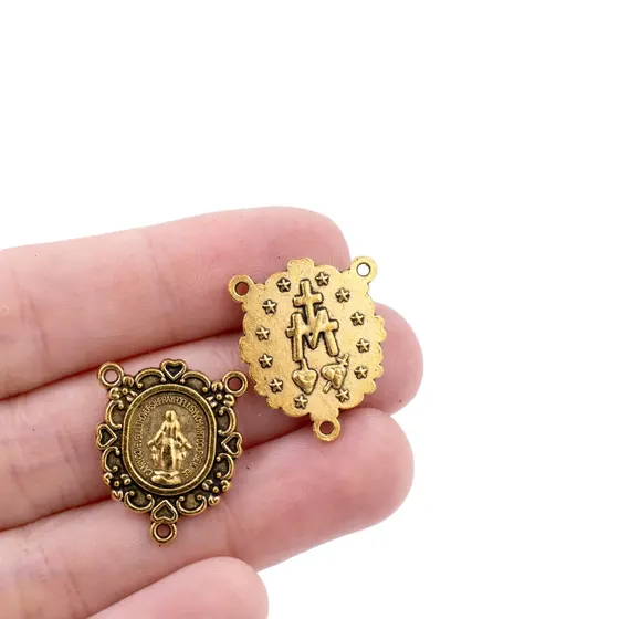 Entremeio N.S Das Gracas 19X23Mm Em Zamac Com 250G