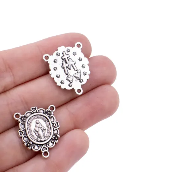 Entremeio N.S Das Gracas 19X23Mm Em Zamac Com 250G