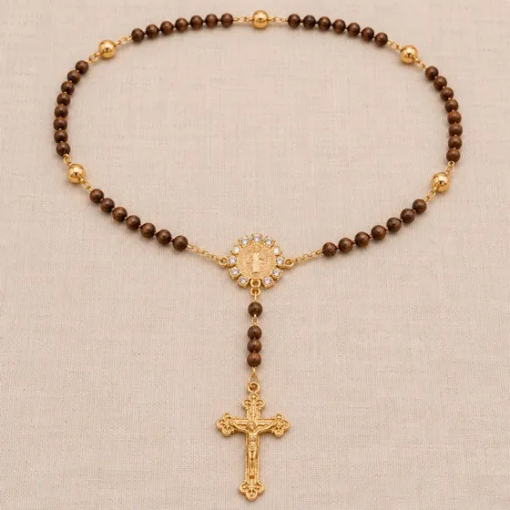 Entremeio Cruz De Sao Bento Com Strass 20Mm Em Zamac Com 30 Pecas