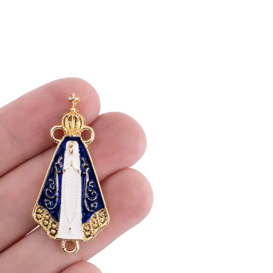Entremeio Cataforetico Nossa Senhora Em Zamac Com 07 Pecas - 103 Colorido