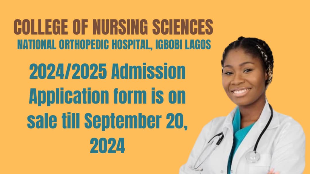 CONS Igbobi 2024 Admission Application Notice