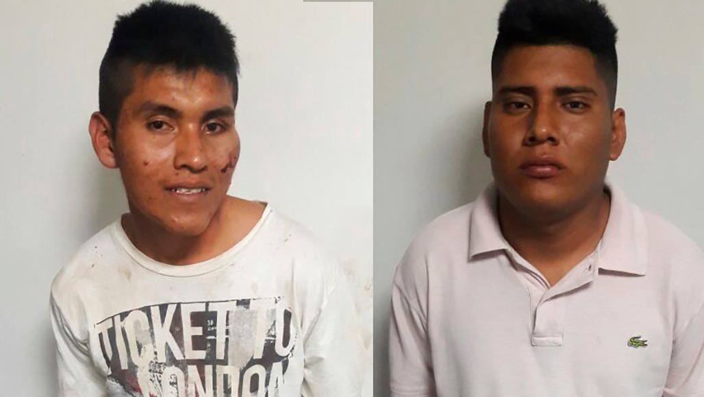 Atrapan a dos sujetos acusados de hurtar mochila a una mujer
