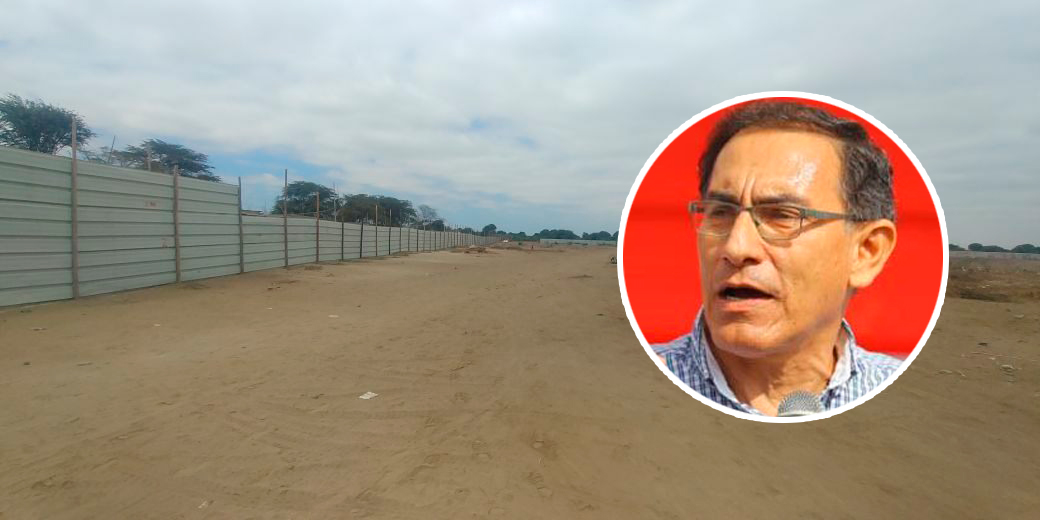 Vizcarra llegaría el próximo lunes para iniciar obra en Catacaos