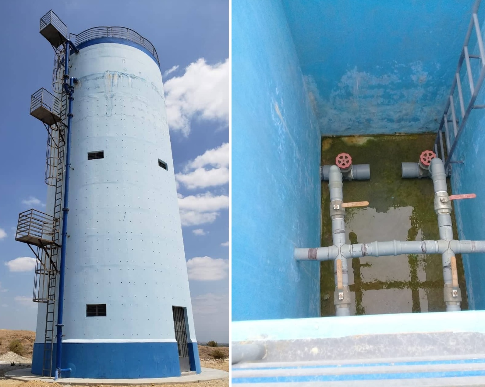 300 familias sin agua por obra inoperativa