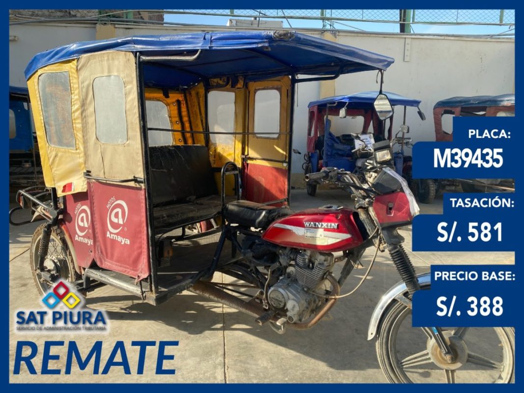 Subasta de vehículos 2022: estas son las motos de remate y precios en Piura | FOTOS