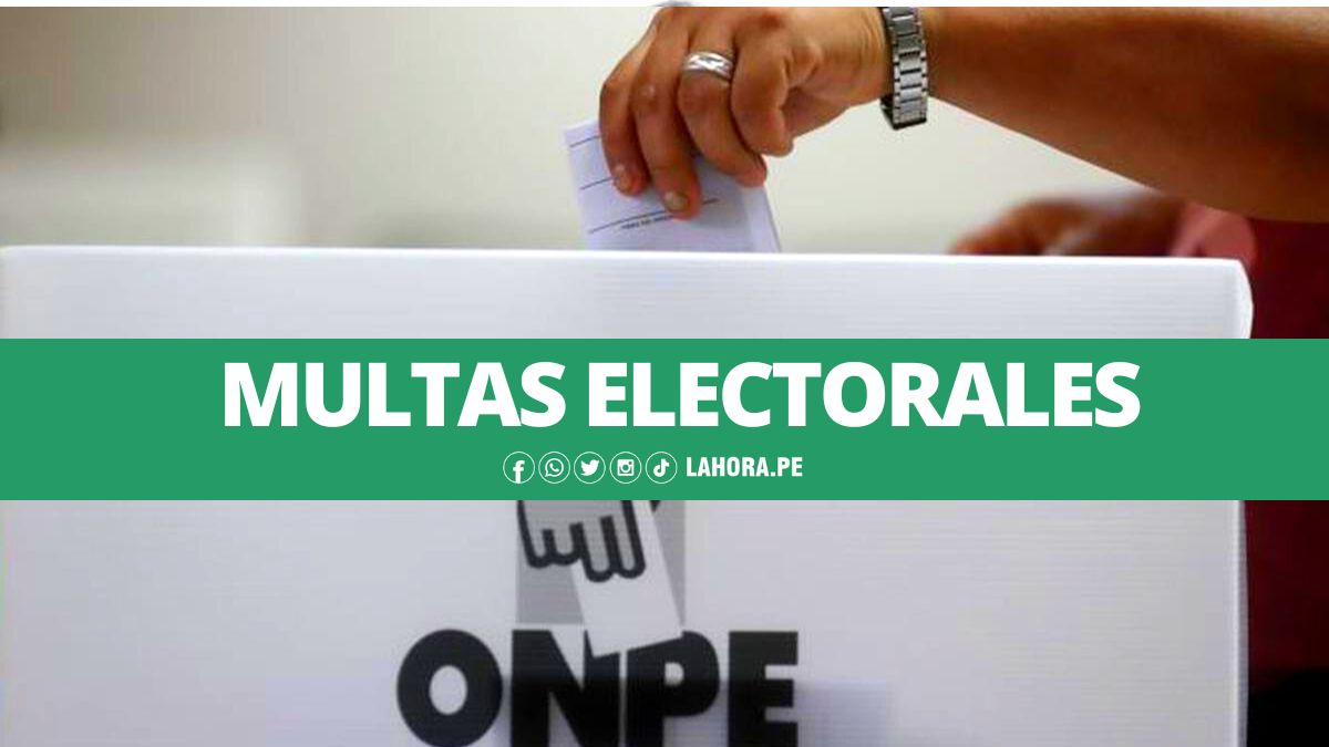 ¿Cuánto es la multa por no votar en la segunda vuelta de diciembre 2022?