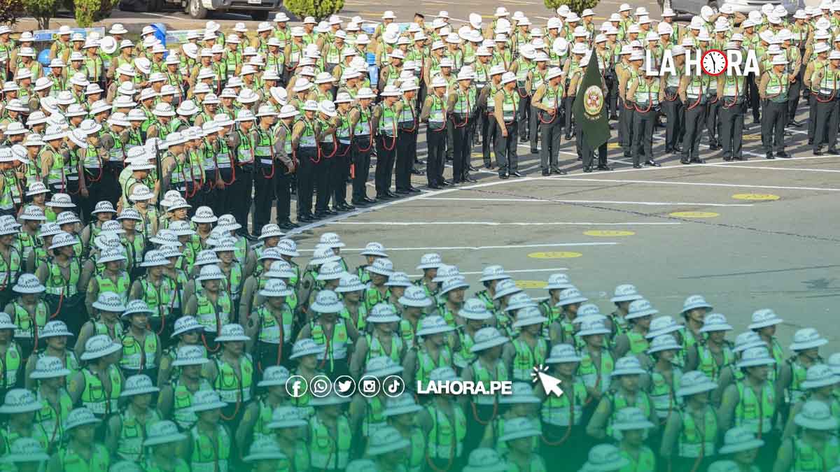 3500 nuevos policias reforzarán la seguridad ciudadana en Lima Metropolitana