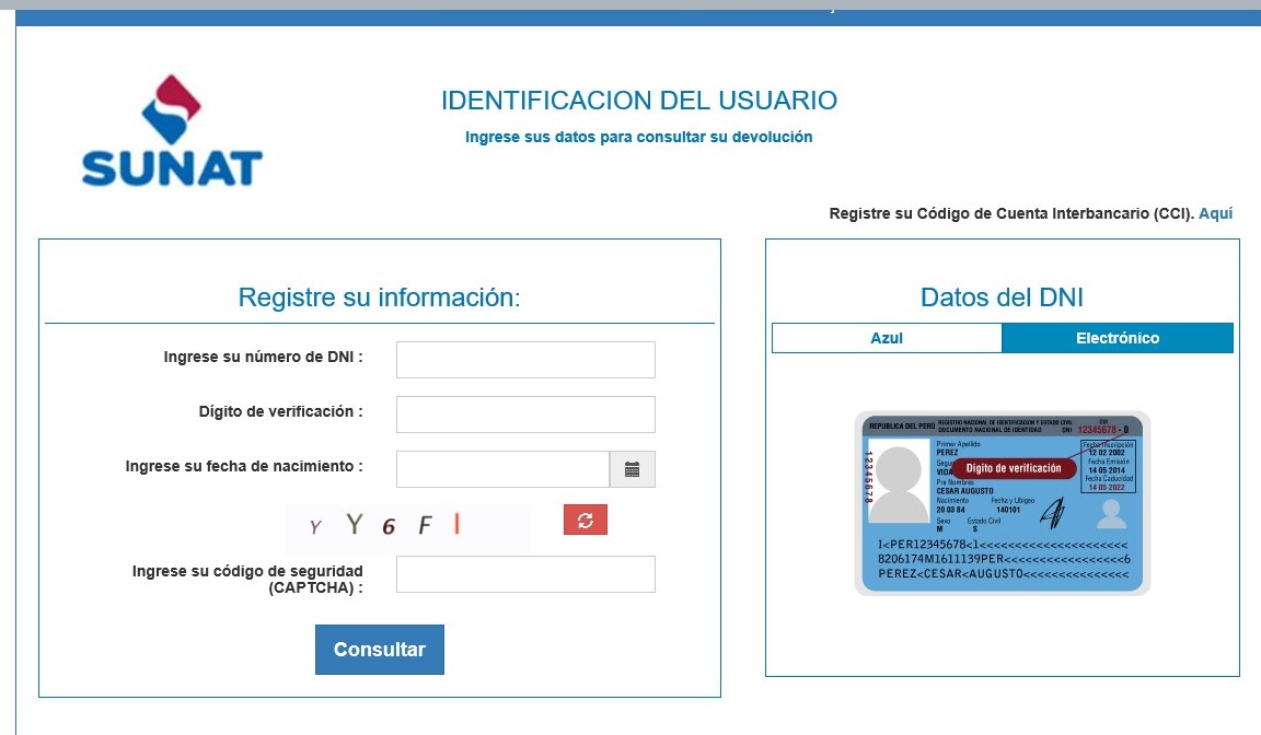 ¿Cuál es el link oficial de la Sunat para recuperar los impuestos del 2022?