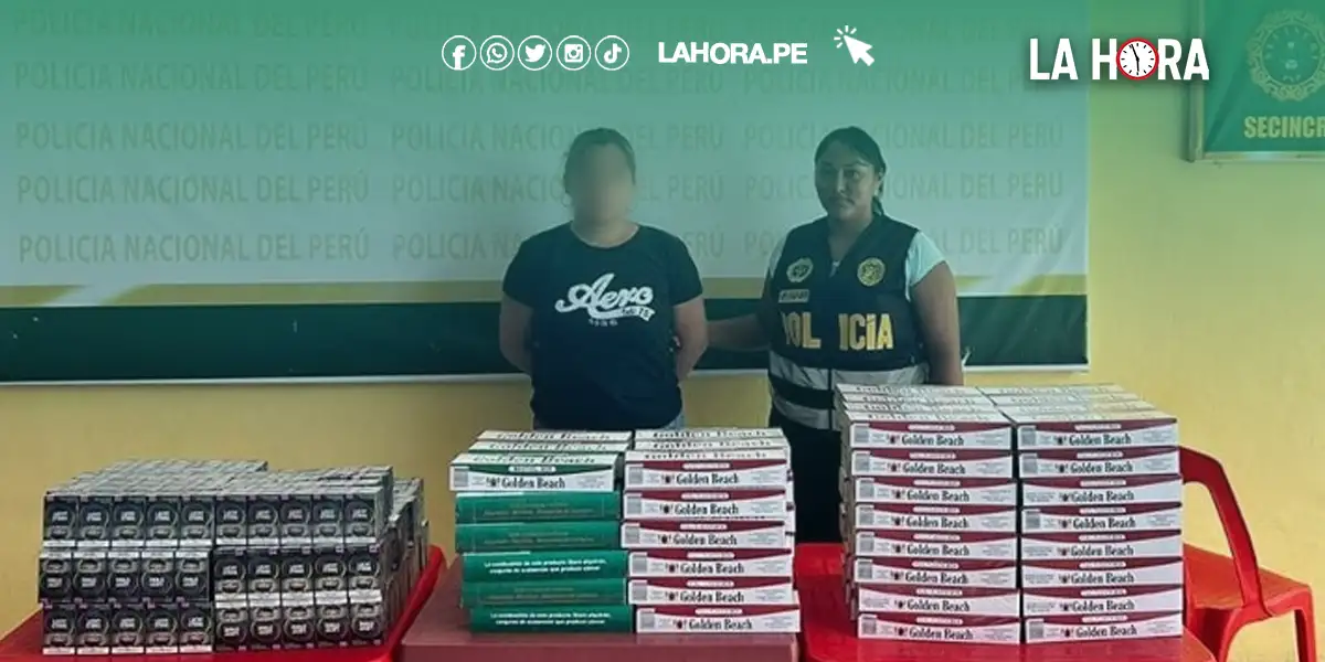 Policía incauta cigarrillos ilegales enviados como encomienda de Lima a Sullana