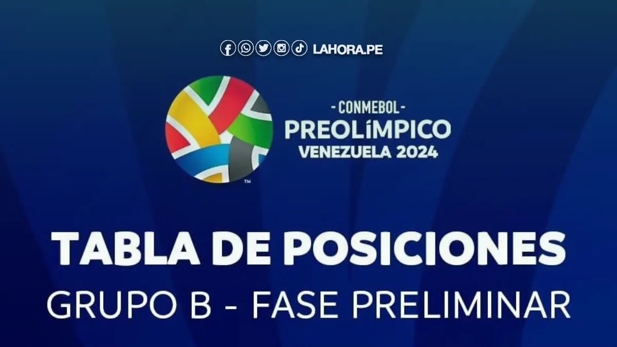 Tabla de posiciones Sub 23 Perú se ubica en el primer lugar de la tabla tras ganar el partido