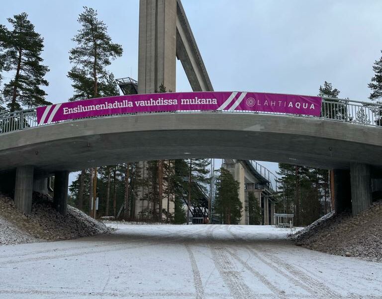 Lahti Aqua tukee ensilumenladun avaamista - Hiihtokausi alkaa 17.11.2023 - Lahti Aqua