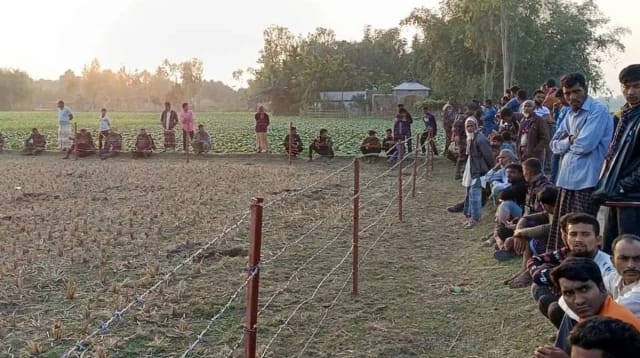 পাটগ্রাম সীমান্তে বিএসএফের খুঁটি স্থাপনের চেষ্টা পণ্ড