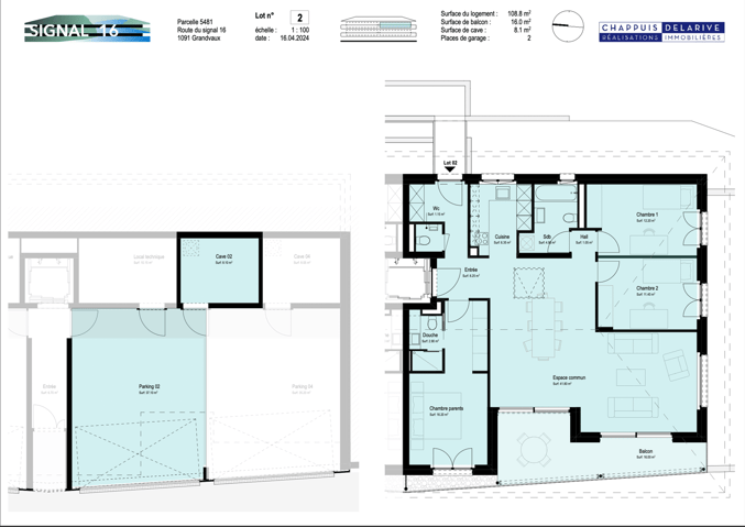 Appartement à vendre 4.5 pièces à 1091 Bourg-en-Lavaux - Vaud