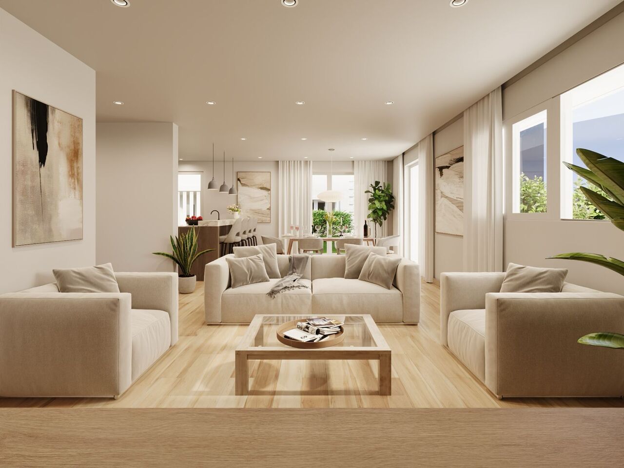 PERMIS DE CONSTRUIRE OBTENU - VILLA INDIVIDUELLE - VUE PANORAMIQUE