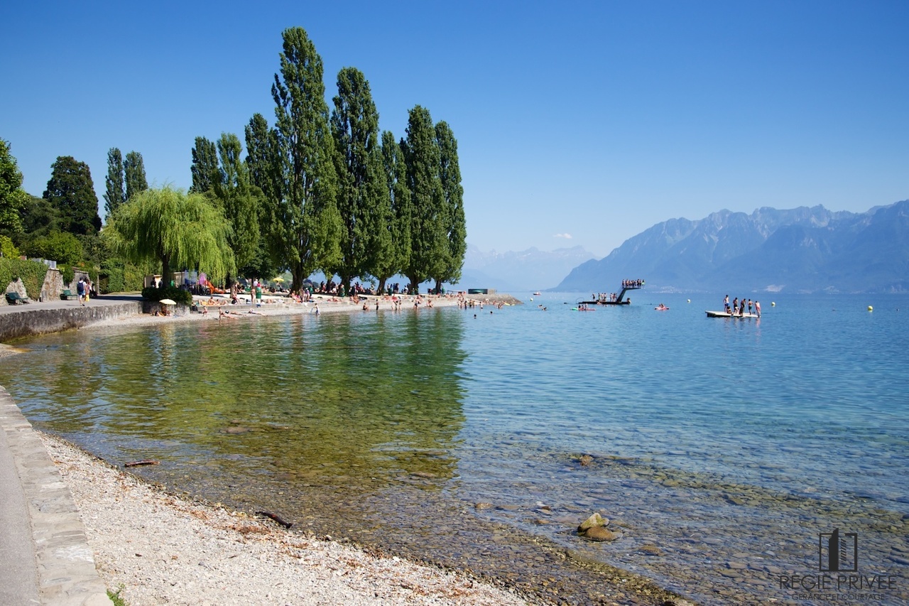 à 2 pas du lac à Lutry !! Bel appartement de 2 pièces 
