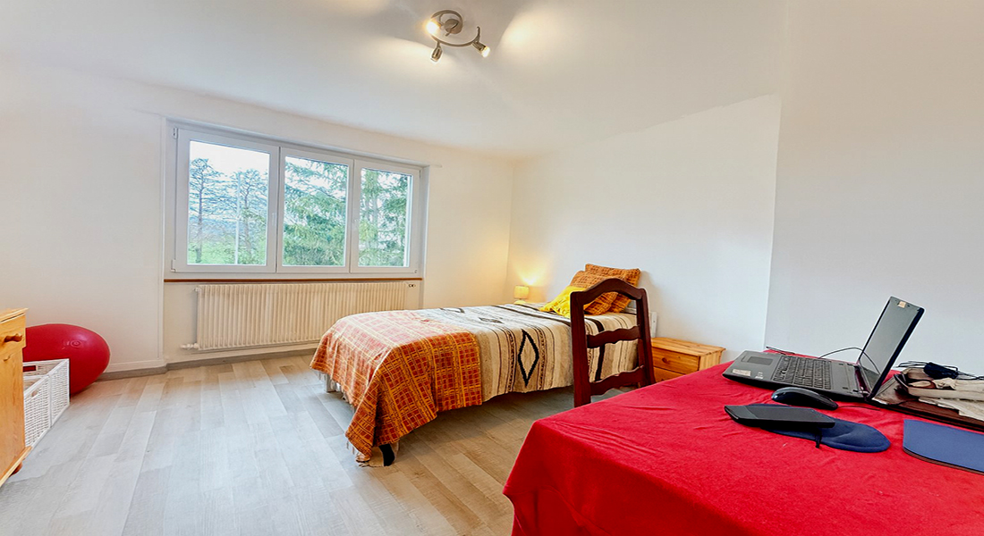 Jura-CH-2950 Courgenay Maison familiale avec vaste parcelle & terrasses plein sud